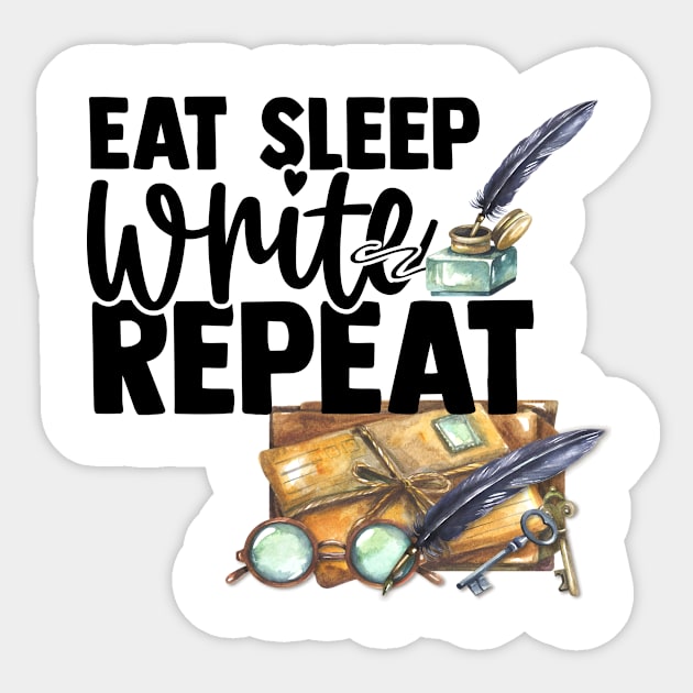 Writer's Design Sticker by PaperMoonGifts